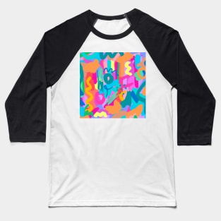 COLORFUL IMAGINATION Baseball T-Shirt